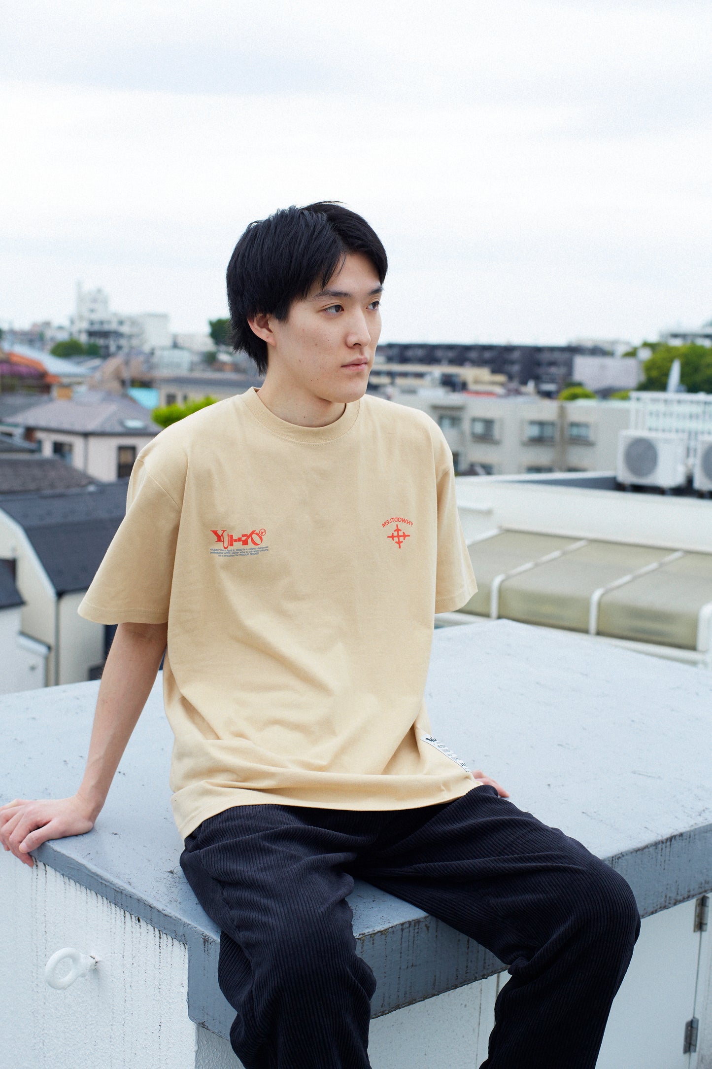 Meltdown TEE / LIGHT BEIGE