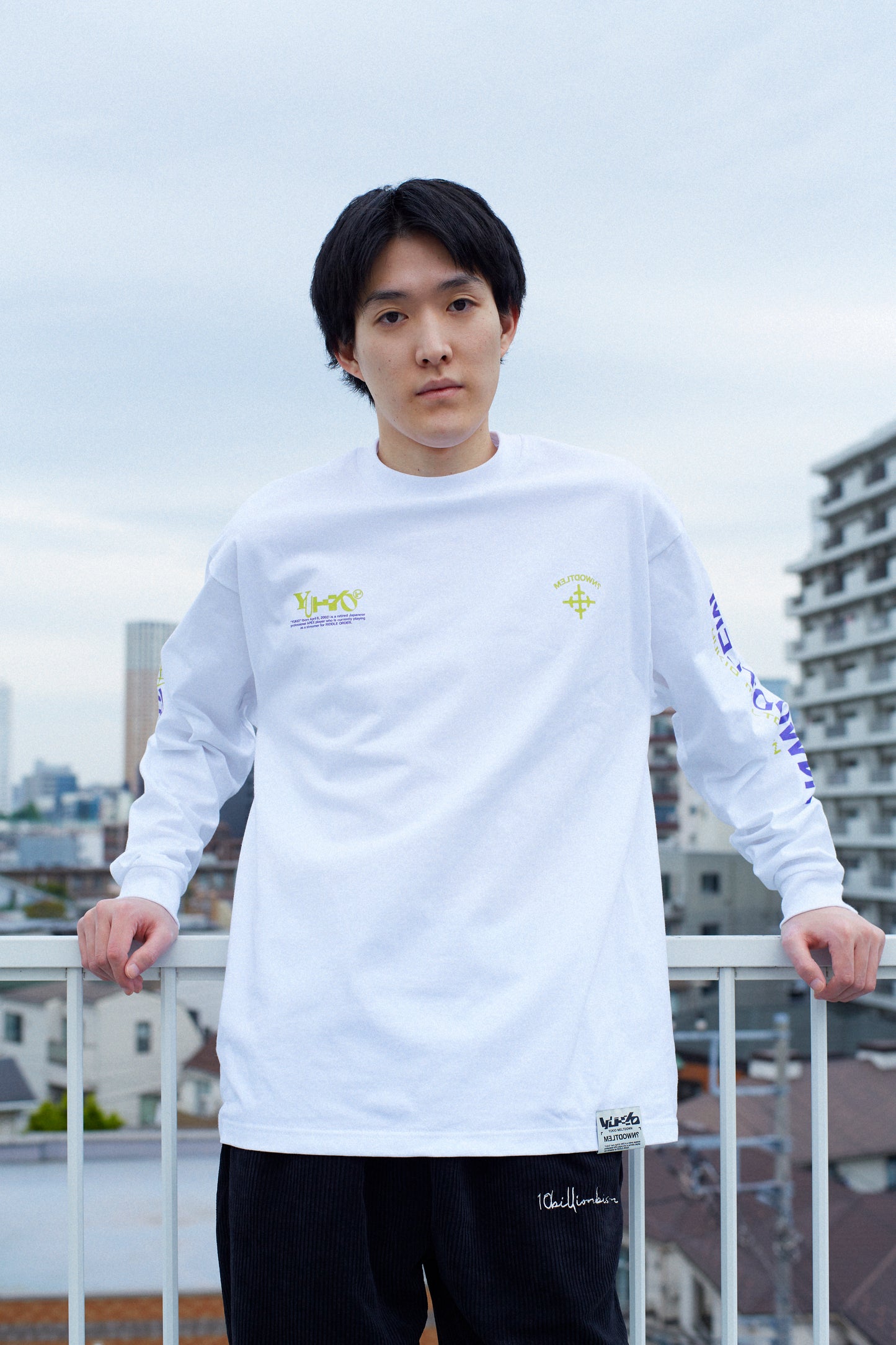 Meltdown L/S TEE / WHITE