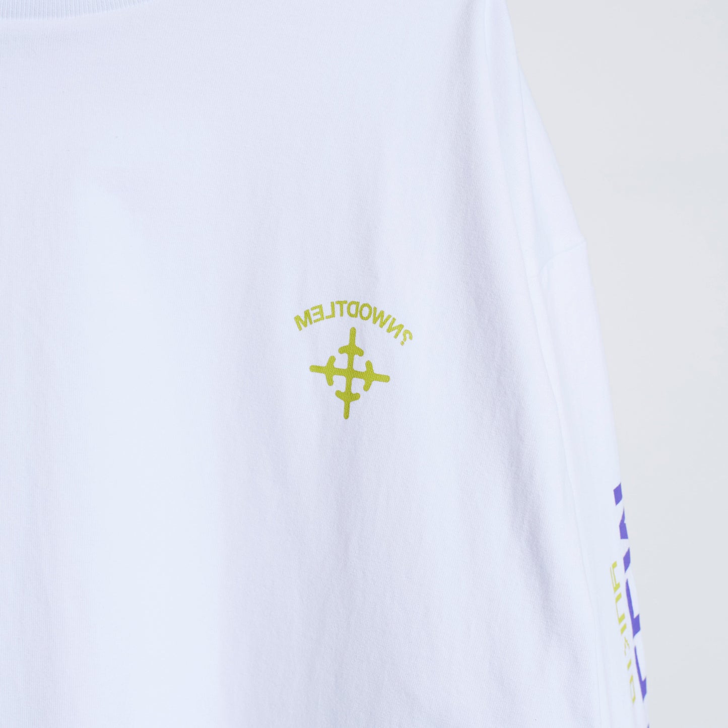 Meltdown L/S TEE / WHITE