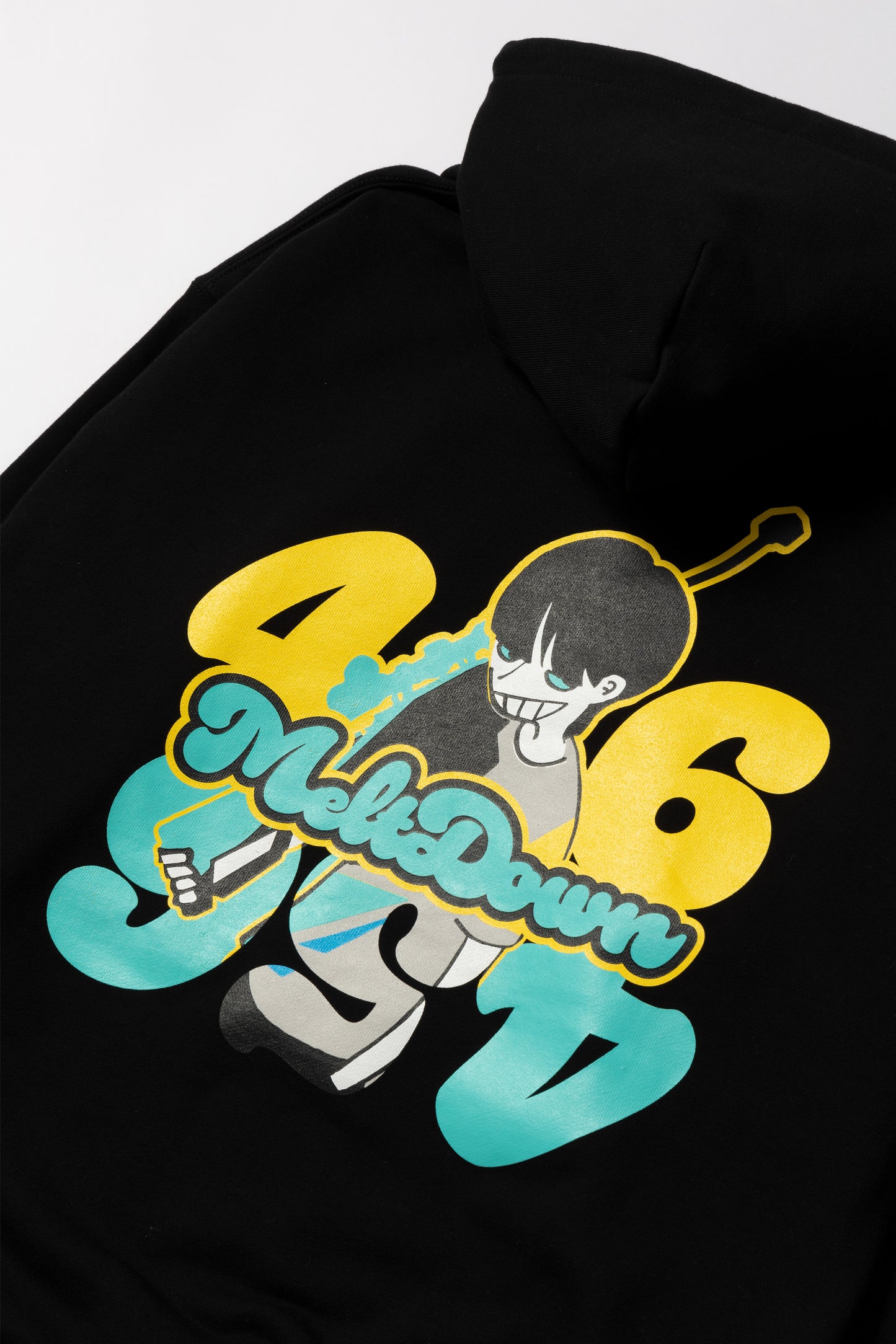 YUKIOMELTDOWN HOODIE / BLK