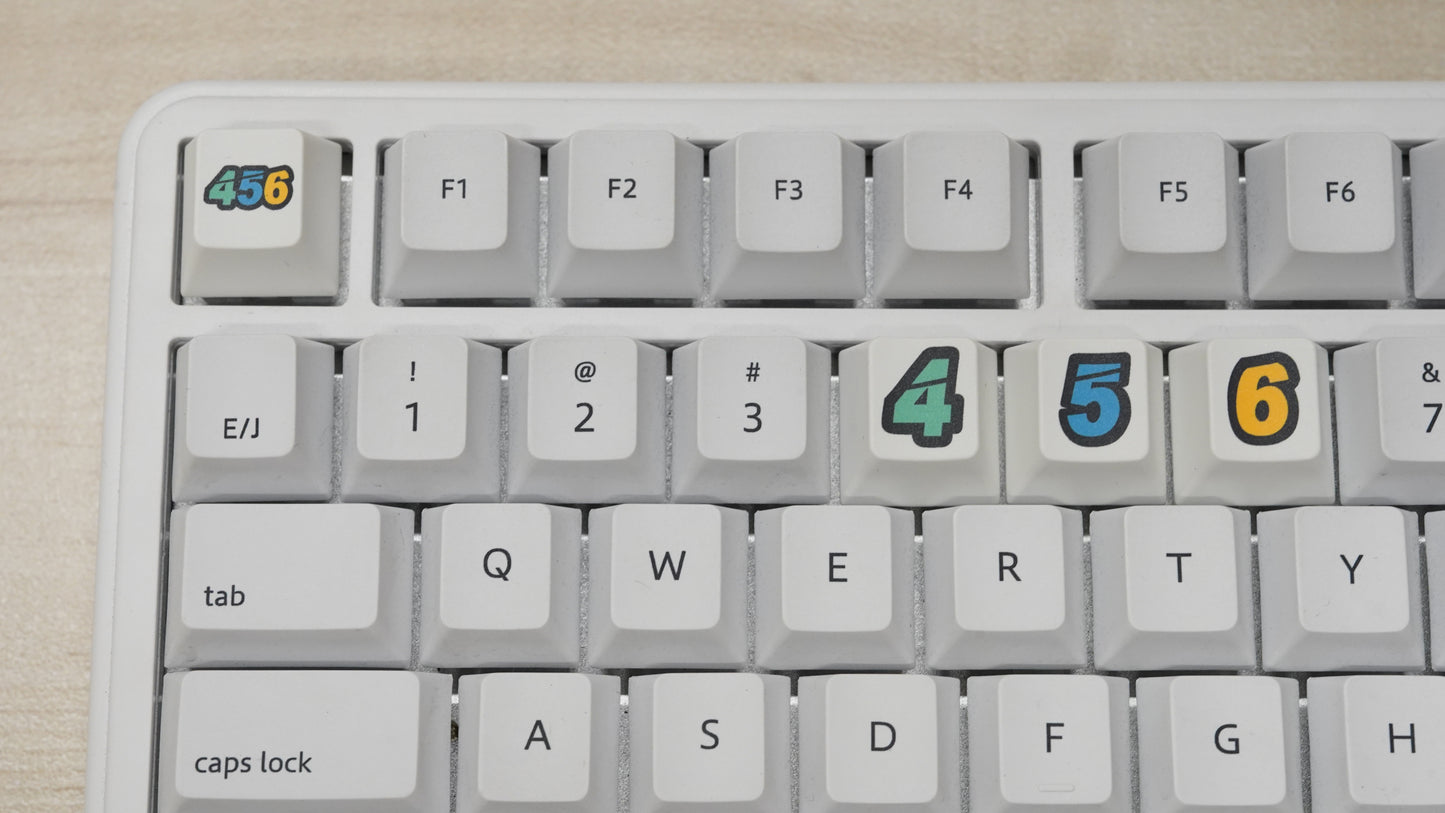 456 KEYCAPS