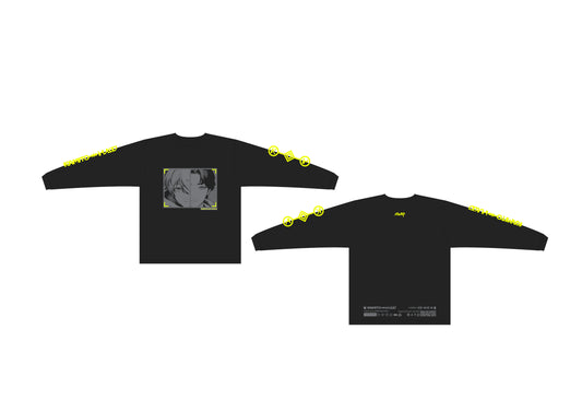 Kamito × YUKIO × Cattleyatokyo™ "鬼神" L/S TEE / BLACK